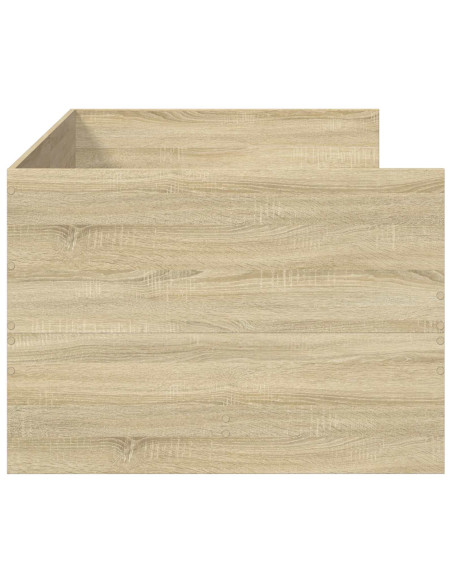 Telaio del letto con storage Rovere Sonoma 80 x 200 cm