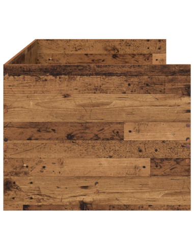 Telaio del letto con storage Legno antico 80 x 200 cm
