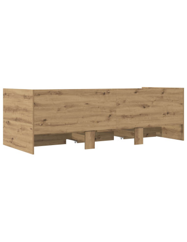 Telaio del letto con storage Rovere Artigianale 80 x 200 cm