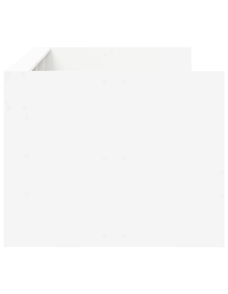 Telaio del letto con storage Bianco 80 x 200 cm
