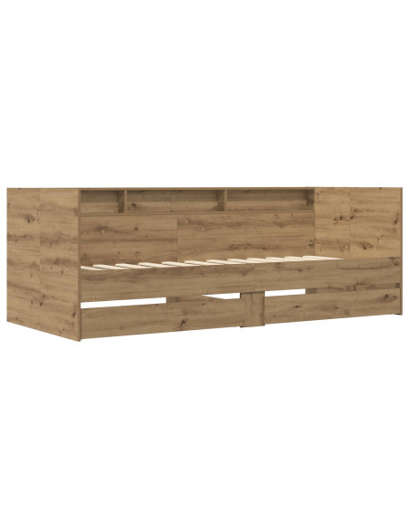 Telaio del letto con storage Rovere Artigianale 80 x 200 cm