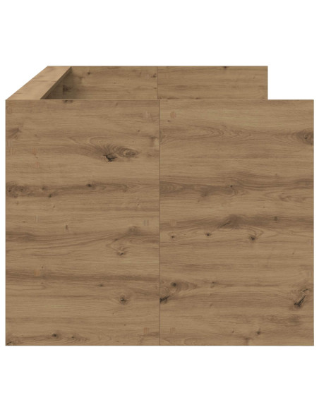 Telaio del letto con storage Rovere Artigianale 80 x 200 cm