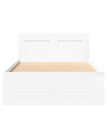 Struttura letto con testata Bianco 80 x 200 cm