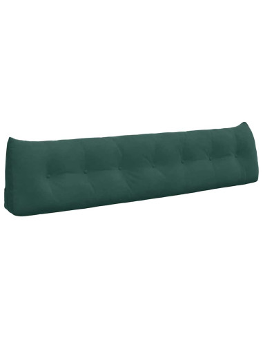 Cuscino per Schiena Verde Scuro 200 x 24 x 50 cm Velluto