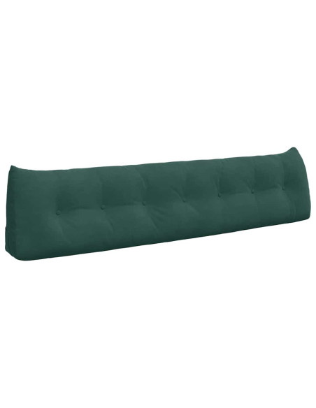 Cuscino per Schiena Verde Scuro 200 x 24 x 50 cm Velluto