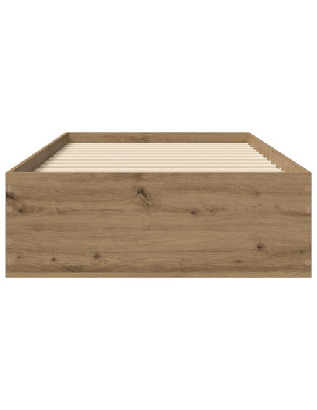 Telaio del letto con storage Rovere Artigianale 80 x 200 cm