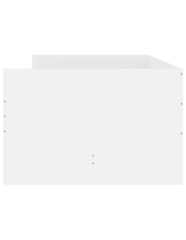 Telaio del letto con storage Bianco 80 x 200 cm