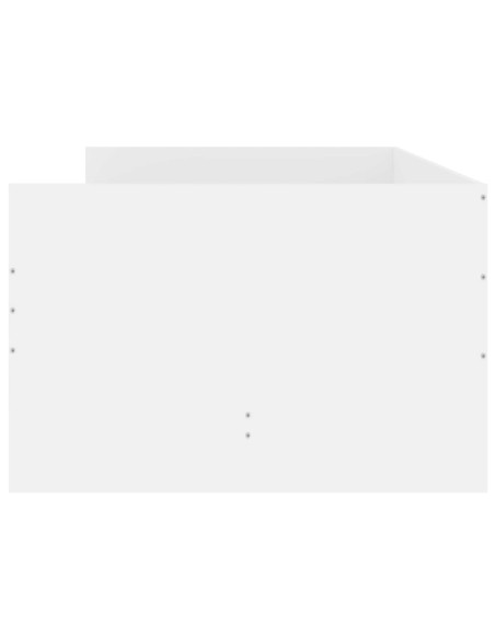 Telaio del letto con storage Bianco 80 x 200 cm