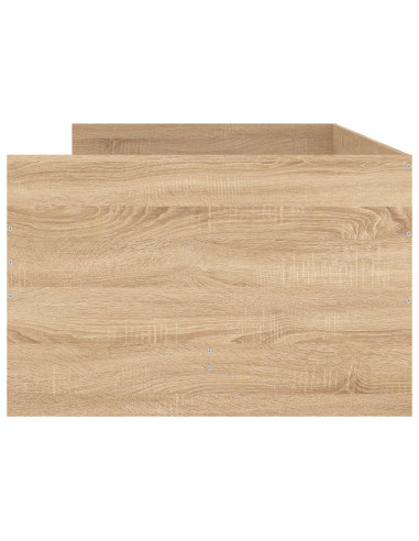 Telaio del letto con storage Rovere Sonoma 80 x 200 cm