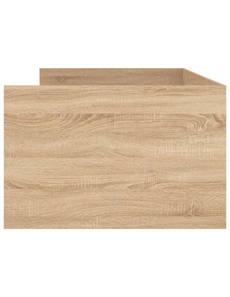 Telaio del letto con storage Rovere Sonoma 80 x 200 cm