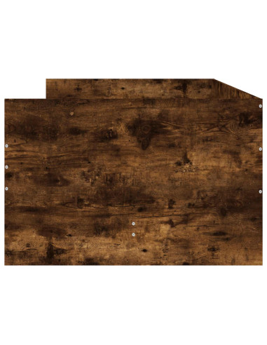 Telaio del letto con storage Rovere Fumo 80 x 200 cm