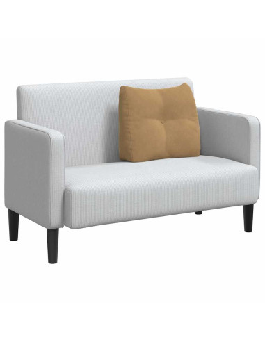 Cuscino per Schiena Marrone 60 x 24 x 50 cm Velluto
