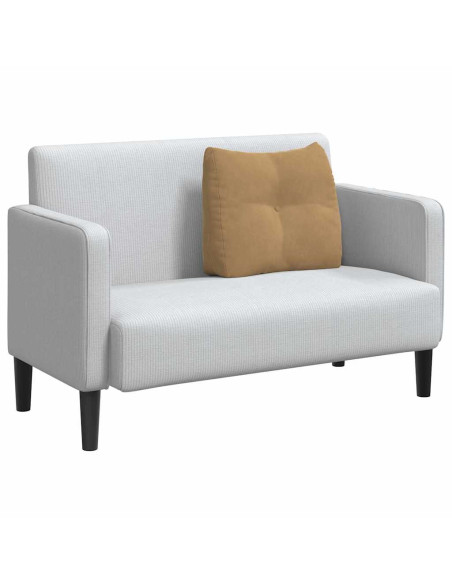 Cuscino per Schiena Marrone 60 x 24 x 50 cm Velluto