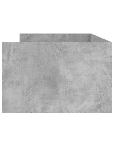 Telaio del letto con storage Sonoma grigio 80 x 200 cm