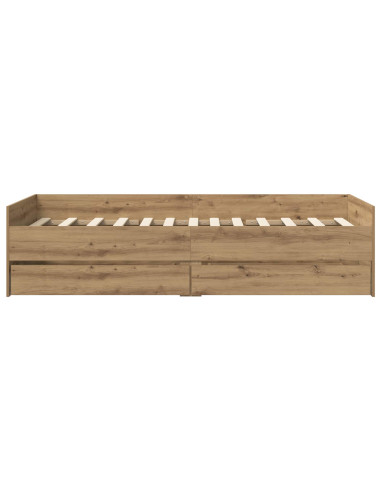 Telaio del letto con storage Rovere Artigianale 80 x 200 cm