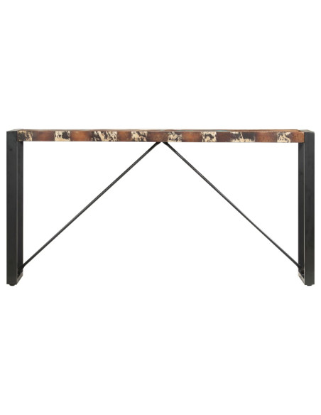 Tavolo Consolle 150x35x76 cm in Legno Massello di Recupero