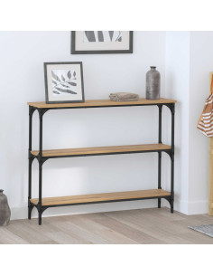 Tavolo consolle Rovere artigianale 100 x 22,5 x 75 cm