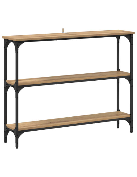 Tavolo consolle Rovere artigianale 100 x 22,5 x 75 cm