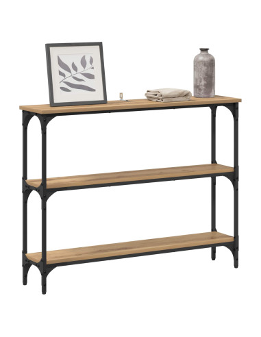 Tavolo consolle Rovere artigianale 100 x 22,5 x 75 cm