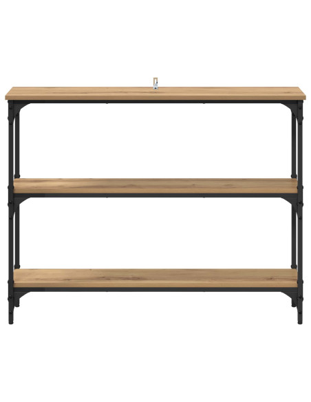 Tavolo consolle Rovere artigianale 100 x 22,5 x 75 cm
