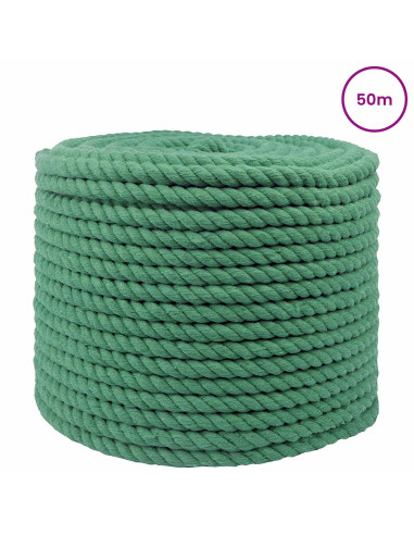 Corda Verde 1,2 x 1,2 x 5000 cm Cotone
