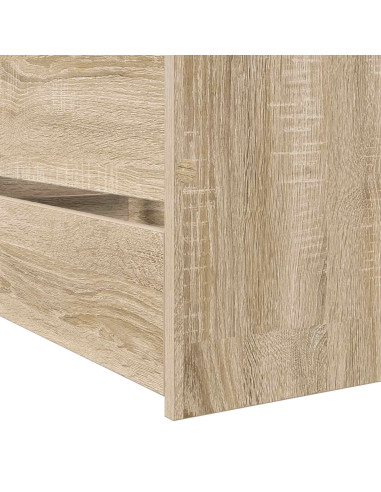 Telaio del letto con storage Rovere Sonoma 80 x 200 cm