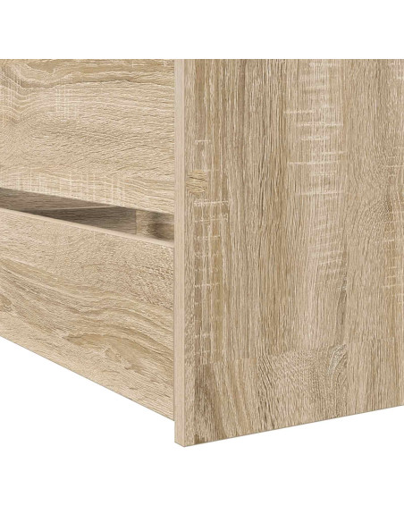 Telaio del letto con storage Rovere Sonoma 80 x 200 cm