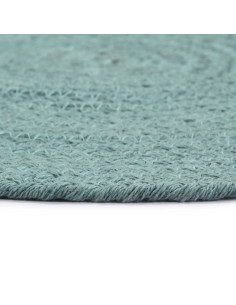 Tovagliette 4 pz Grigio Neutro 38cm Rotonde in Cotone 2