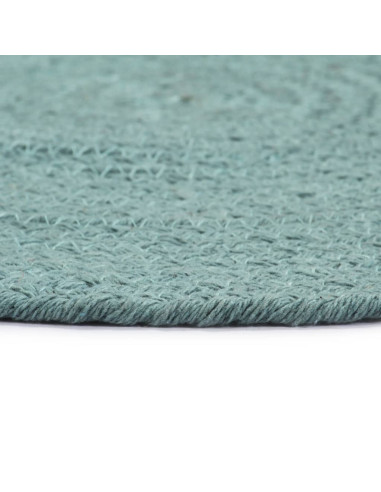 Tovagliette 4 pz Grigio Neutro 38cm Rotonde in Cotone