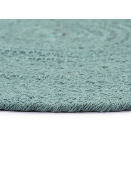 Tovagliette 4 pz Grigio Neutro 38cm Rotonde in Cotone