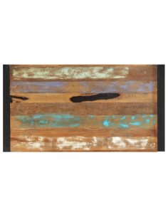 Tavolo da Bar 110x60x110 cm in Legno Massello di Recupero 2
