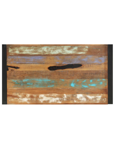 Tavolo da Bar 110x60x110 cm in Legno Massello di Recupero