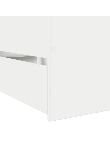 Telaio del letto con storage Bianco 80 x 200 cm