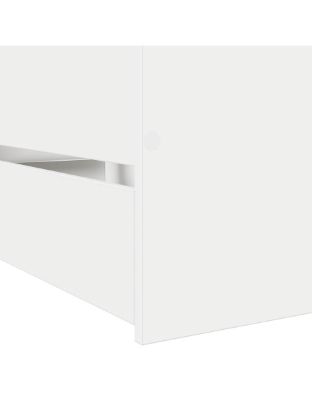 Telaio del letto con storage Bianco 80 x 200 cm