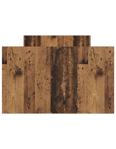 Telaio del letto con storage Legno antico 80 x 200 cm