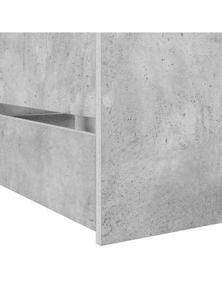 Telaio del letto con storage Grigio Cemento 80 x 200 cm