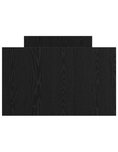Telaio del letto con storage Rovere Nero 80 x 200 cm