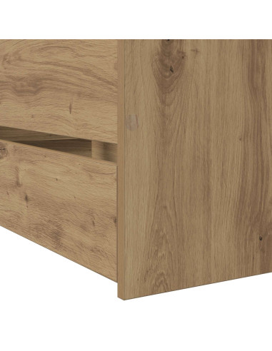 Telaio del letto con storage Rovere Artigianale 80 x 200 cm