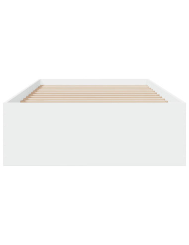 Telaio del letto con storage Bianco 80 x 200 cm