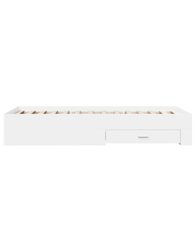 Telaio del letto con storage Bianco 80 x 200 cm