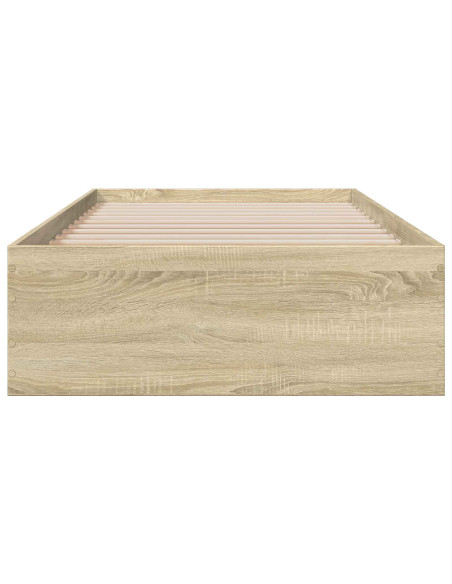Telaio del letto con storage Rovere Sonoma 80 x 200 cm