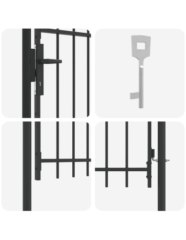 Cancello per recinzione BOXTEL 103 x 175 cm