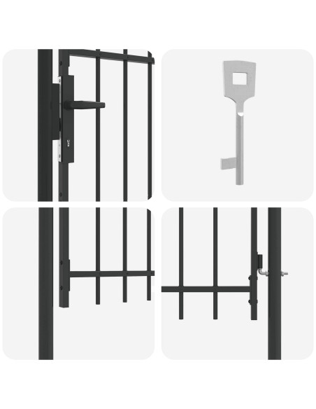 Cancello per recinzione BOXTEL 103 x 175 cm