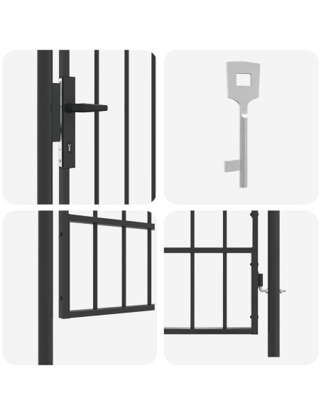 Cancello per recinzione BOXTEL 103 x 250 cm