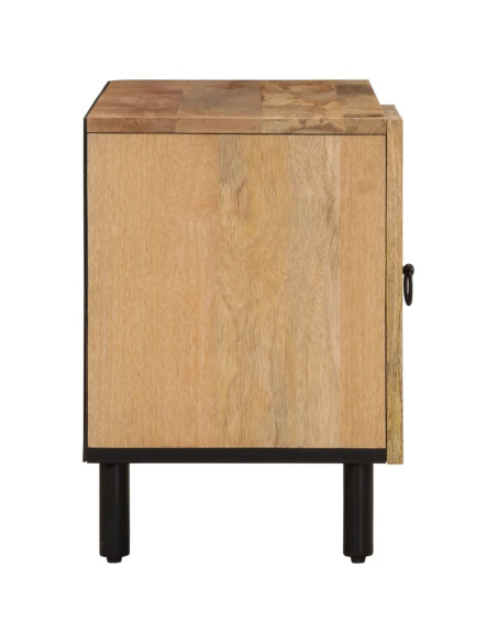 Mobile Porta TV 80x31x46 cm in Legno Massello di Mango