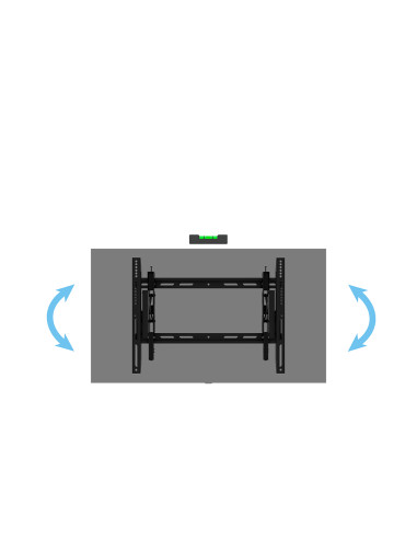 Multibrackets 6299 Supporto TV a parete 2,18 m (86") Nero