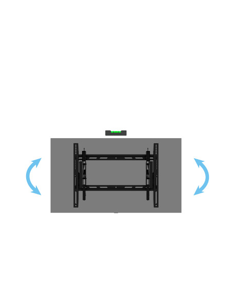 Multibrackets 6299 Supporto TV a parete 2,18 m (86") Nero