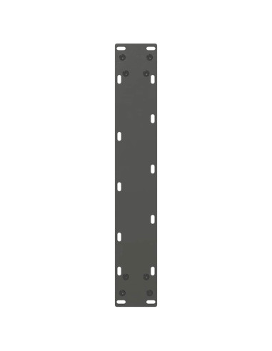 Gambe per tavolo da bar a forma di U 2 pz Antracite 50x(110-111) cm Acciaio