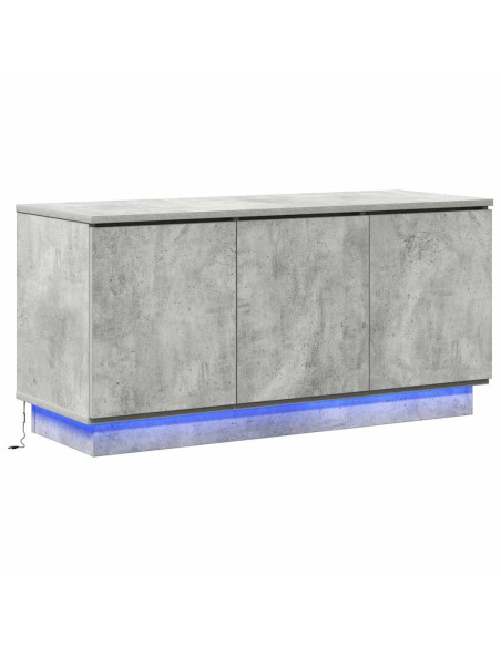 Mobile TV Grigio cemento 100 x 38 x 49 cm Legno multistrato