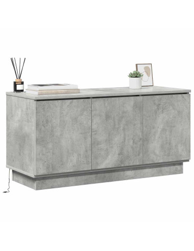 Mobile TV Grigio cemento 100 x 38 x 49 cm Legno multistrato